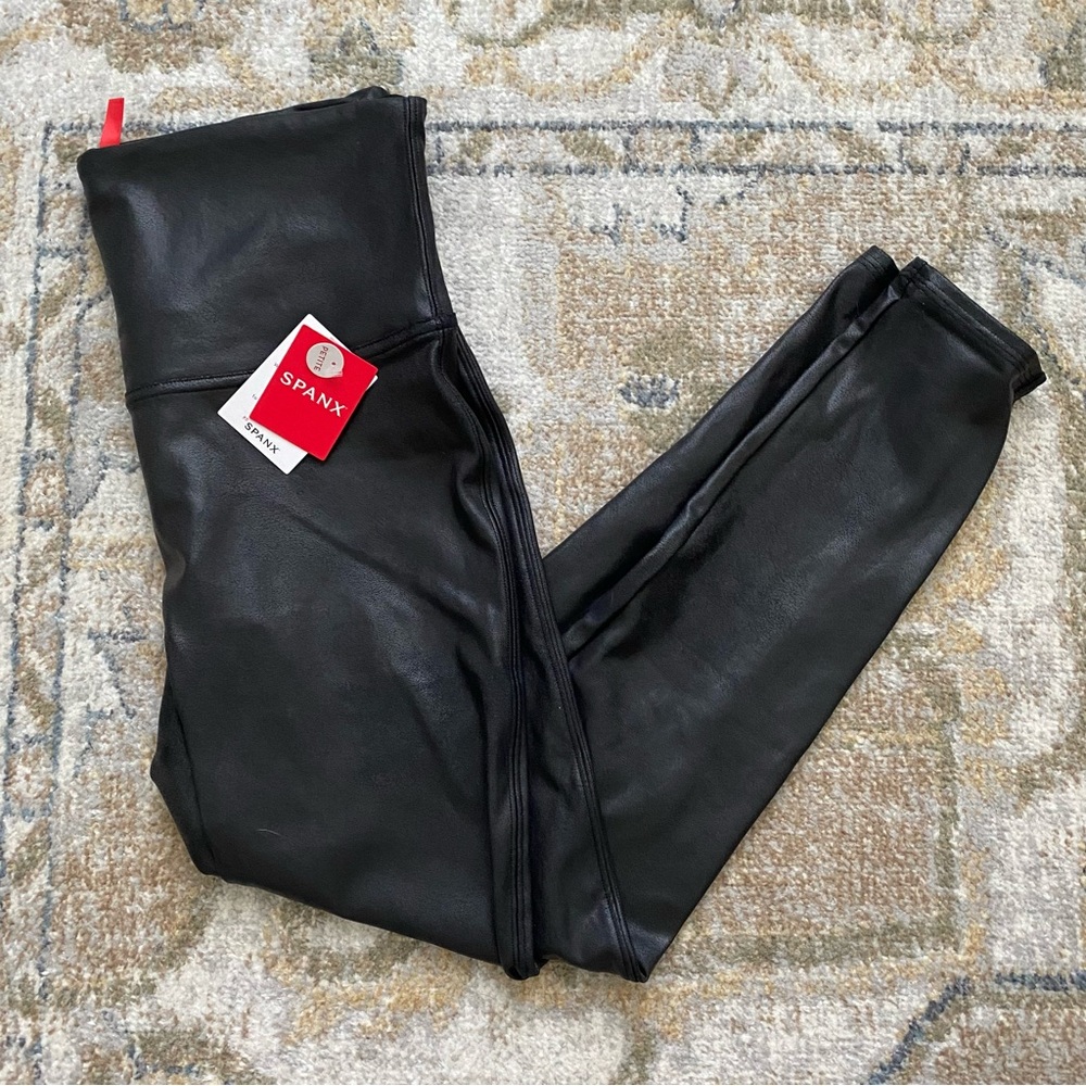 Spanx Faux Leather Leggings